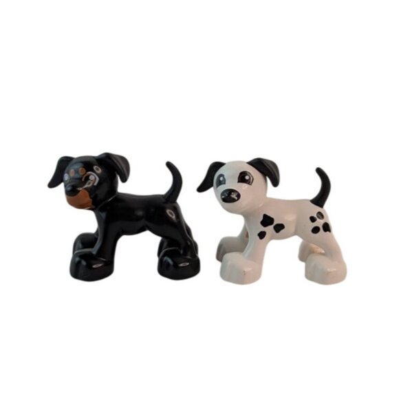 Lego Duplo Vintage Mom Girl Lion Cub Puppy Dog Figures Lot of 5 - Picture 6 of 7